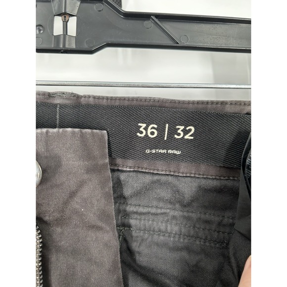 G Star Raw Rovic Zip 3D Straight Tapered Cargo Pants Utility Chino Size 38x28 - Picture 7 of 9